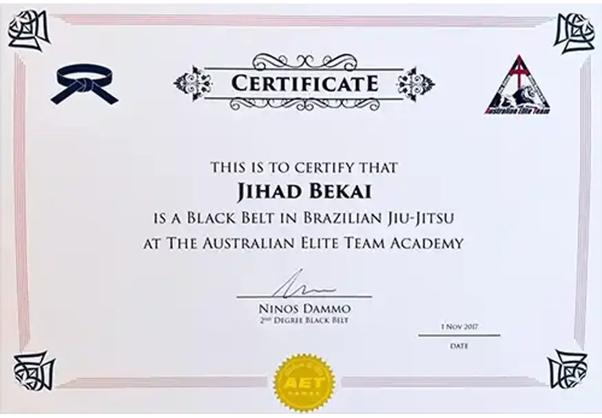 Certification